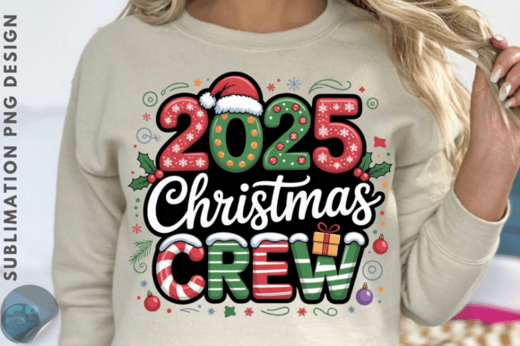 2025 Christmas Crew PNG: A Graphics Gem for Holiday Content