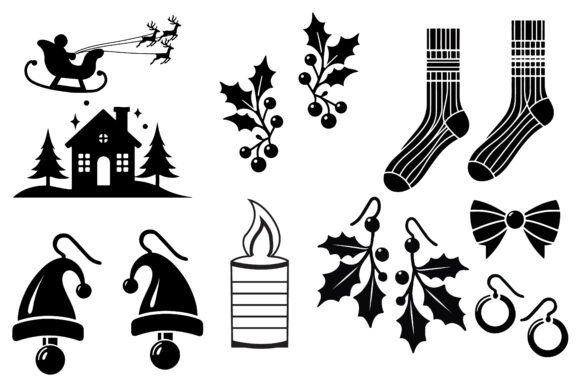 A Review of the Christmas Minimal Line Art Bundle for Editorial Use