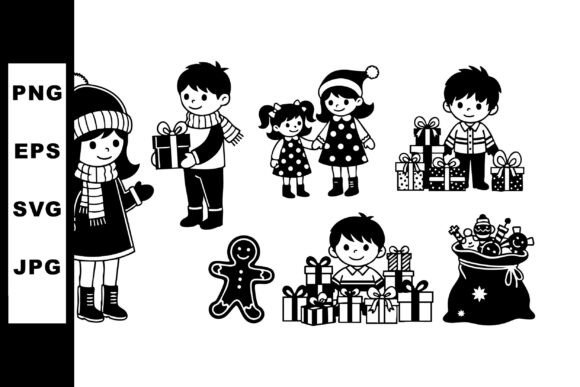 Crafting Festive Joy: A Designer's Review of Christmas Children Graphics