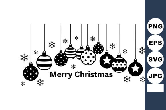 Graphical Illustrations: Christmas Hanging Ornaments