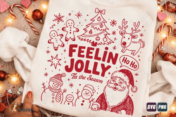 This Christmas Doodle Bundle Elevates Your Holiday Graphics